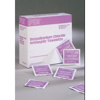 Nice-Pak Products Inc. D35100 Nice-Pak 5\" X 8\" Individually Wrapped BZK Alcohol Free Antiseptic Towelettes (100 Per Box)